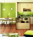 Décoration d'intérieur de cuisine en couleur citron vert et avec quelle couleur elle est combinée