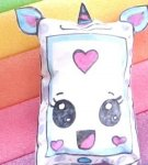 Modèles de licorne pour squishies en papier, comment fabriquer un jouet de ses propres mains