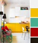 Règles pour combiner les couleurs à l'intérieur et un tableau des dispositions, des solutions de conception