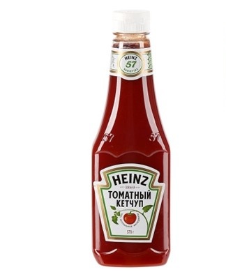 een fles ketchup