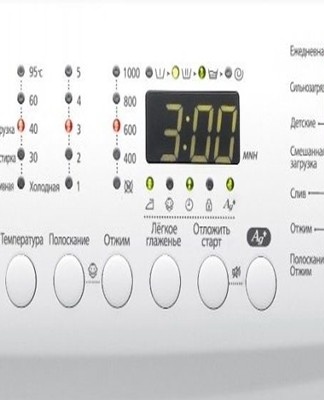 wasmachine display