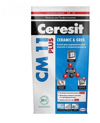 Mélange adhésif pour carrelage Ceresit CM 11 Plus