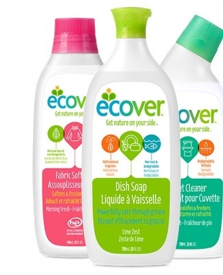 Ecover est une entreprise belge qui fabrique des produits d'entretien écologiques pour la maison.