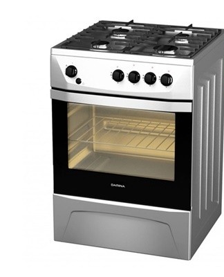 Het model kenmerkt zich door de aanwezigheid van een compacte oven zonder grill, maar met een gasregelsysteem en verlichting