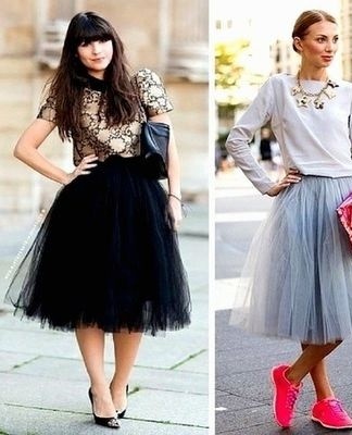 tulle et jupe