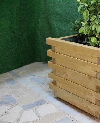 houten plantenbak