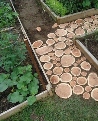 La bordure en bois offre une variété d'options d'installation.