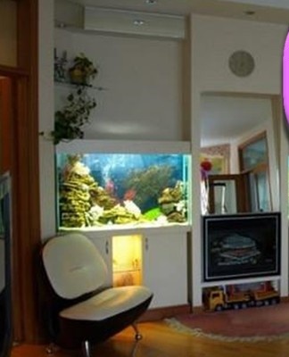 Pour aquarium