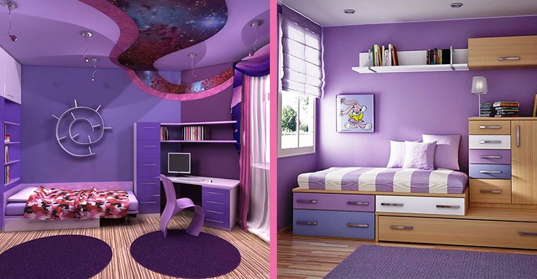 Chambre violette