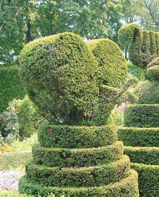 Ils compléteront le jardin de rocaille et le rendront plus beaux et plus vivants, des figures vertes habilement découpées dans les buissons.