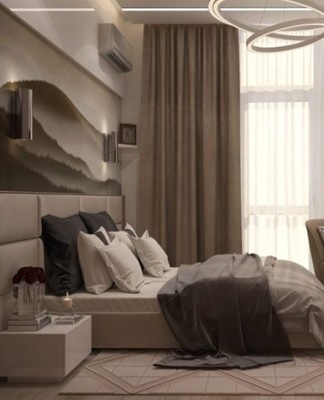 De combinatie van beige en bruin moet als monochroom worden beschouwd.