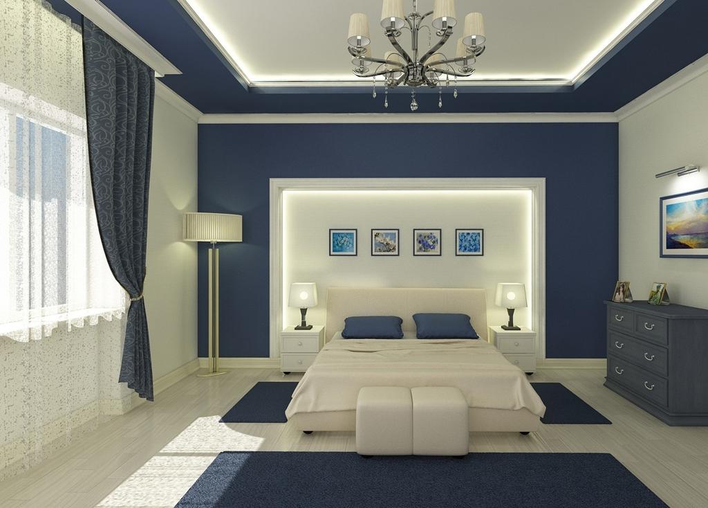 chambre bleue