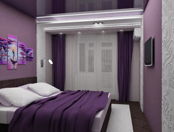 chambre lilas