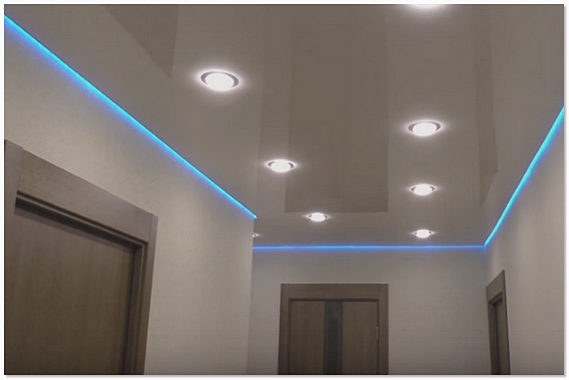 glanzend plafond