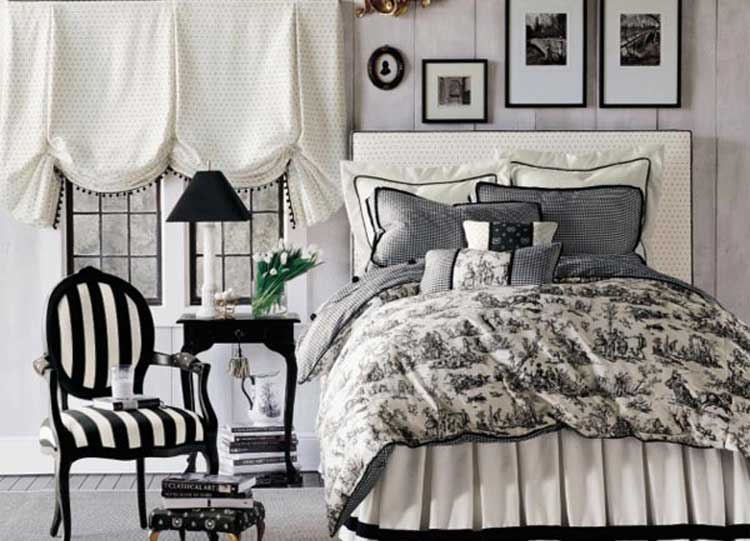 chambre noir et blanc