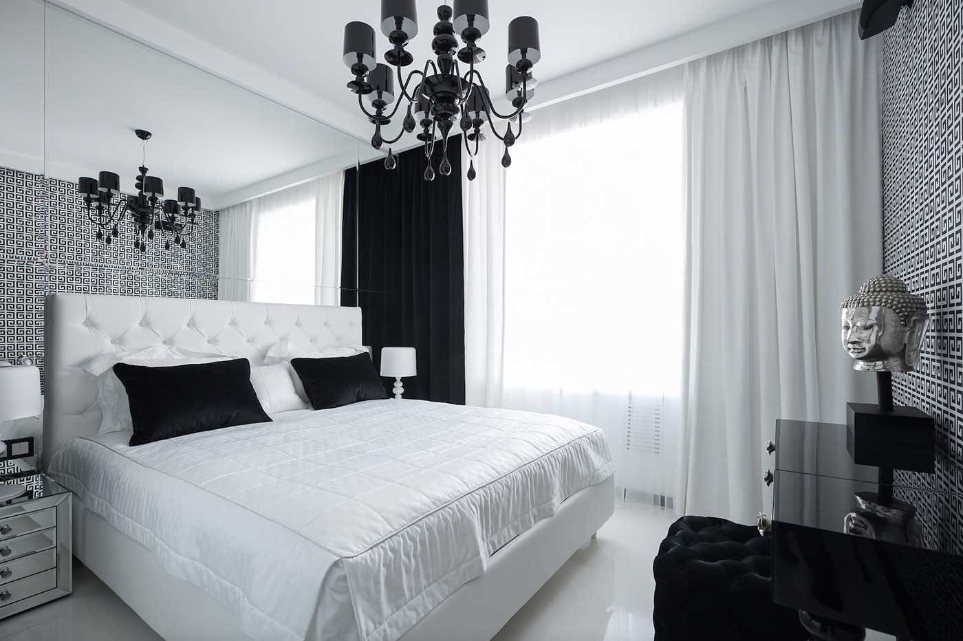 chambre noir et blanc