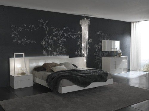 chambre noir et blanc