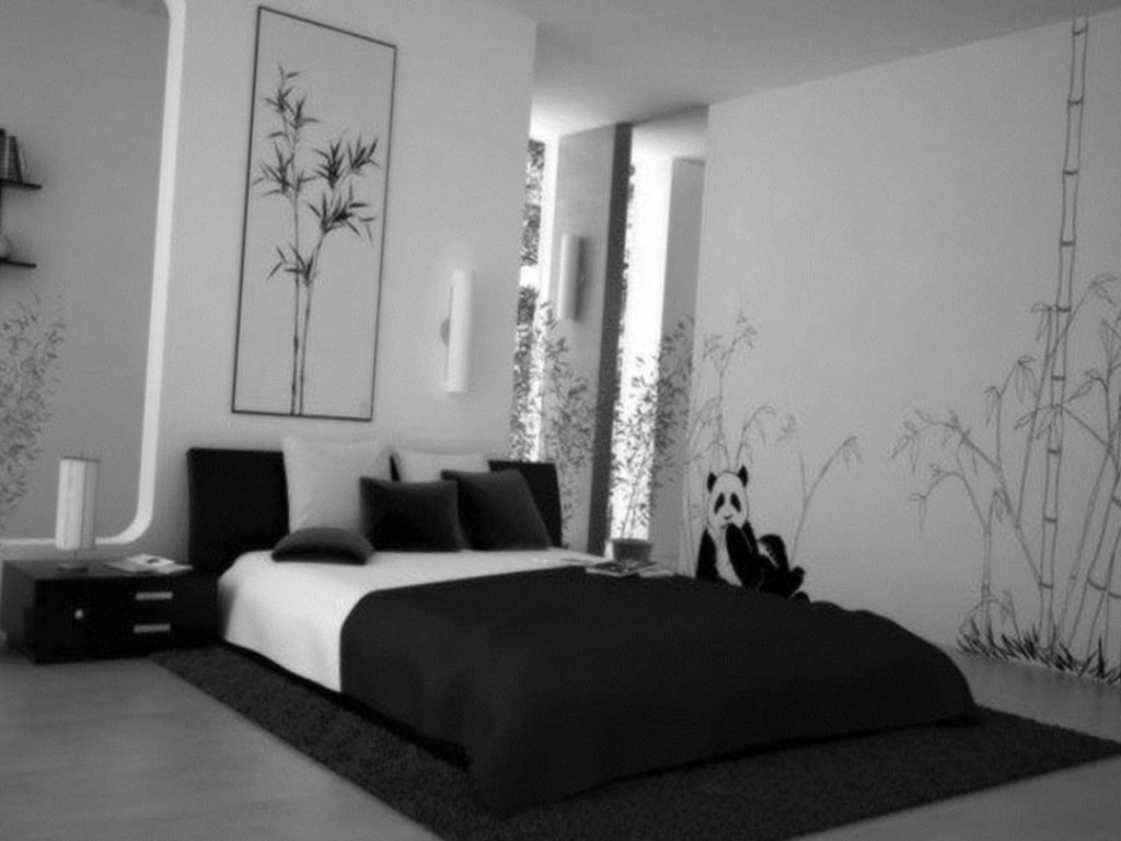 chambre noir et blanc