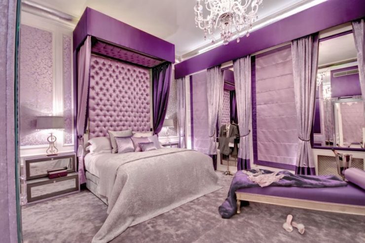 chambre violette