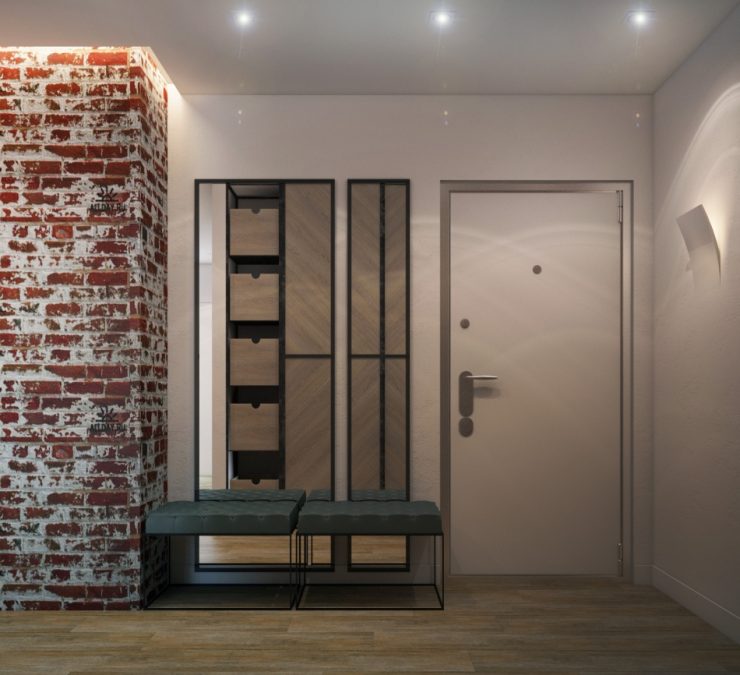 couloir de style loft