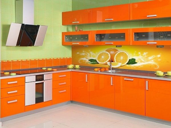 couleurs pour la cuisine Orange