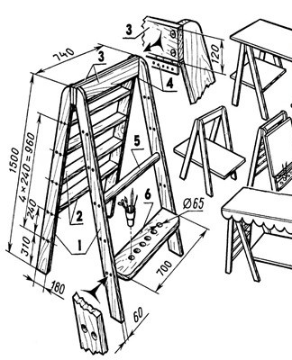 dessin d'escalier