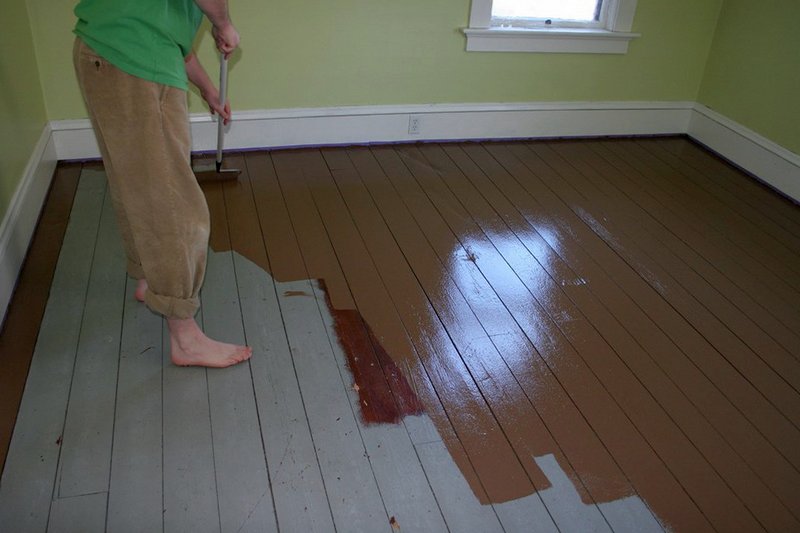 malování podlahy