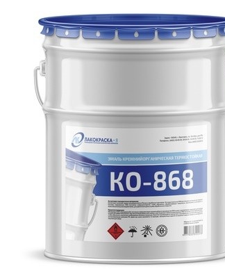 L'émail KO-868 est une suspension de pigments et de charges à base de vernis silicone.