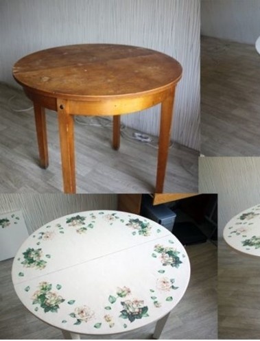 peindre une table en bois