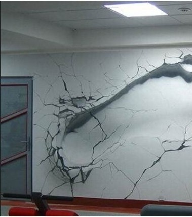 dessins 3D sur le mur