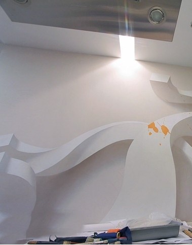 dessins 3D sur le mur